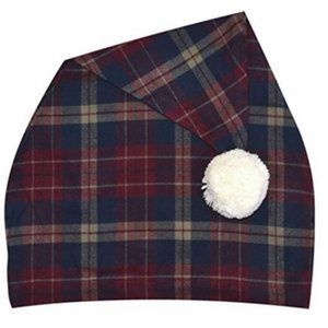 Lee Valley, Ireland - Men's Night Cap Unisex Maroon Check Tartan